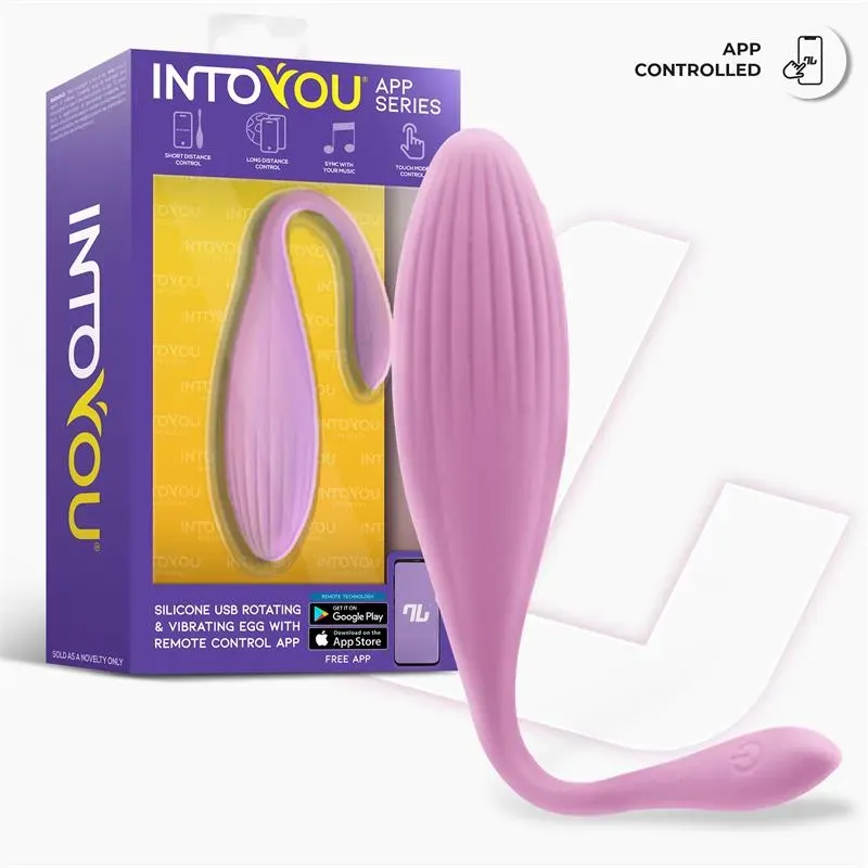 INTOYOU APP SERIES vibrējošā oliņa ar lietotni