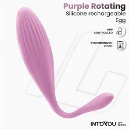 INTOYOU APP SERIES vibrējošā oliņa ar lietotni