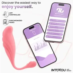 INTOYOU APP SERIES виброяйцо с приложением
