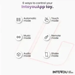 INTOYOU APP SERIES виброяйцо с приложением