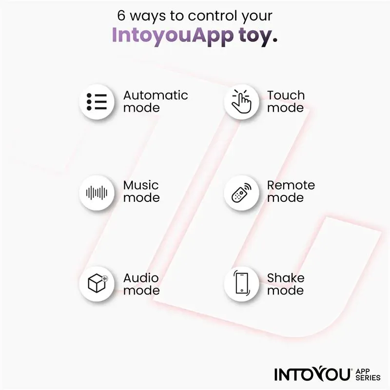 INTOYOU APP SERIES виброяйцо с приложением