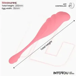 INTOYOU APP SERIES виброяйцо с приложением