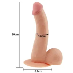 LOVETOY The Ultra Soft Dude reālistisks dildo