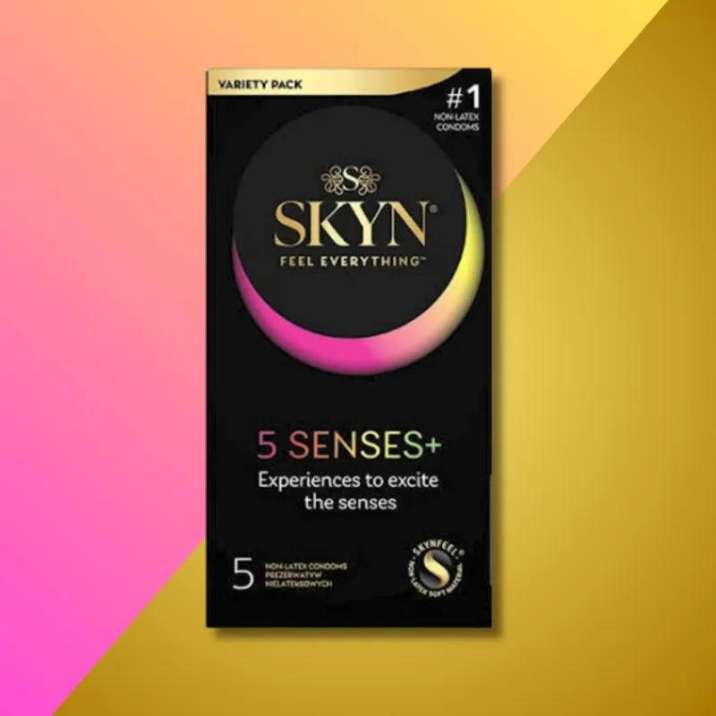 SKYN 5 Senses – prezervatīvi bez lateksa | Noks.lv