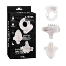 CHISA Teasers Ring Kit peeņa gredzeni, 3 gab.