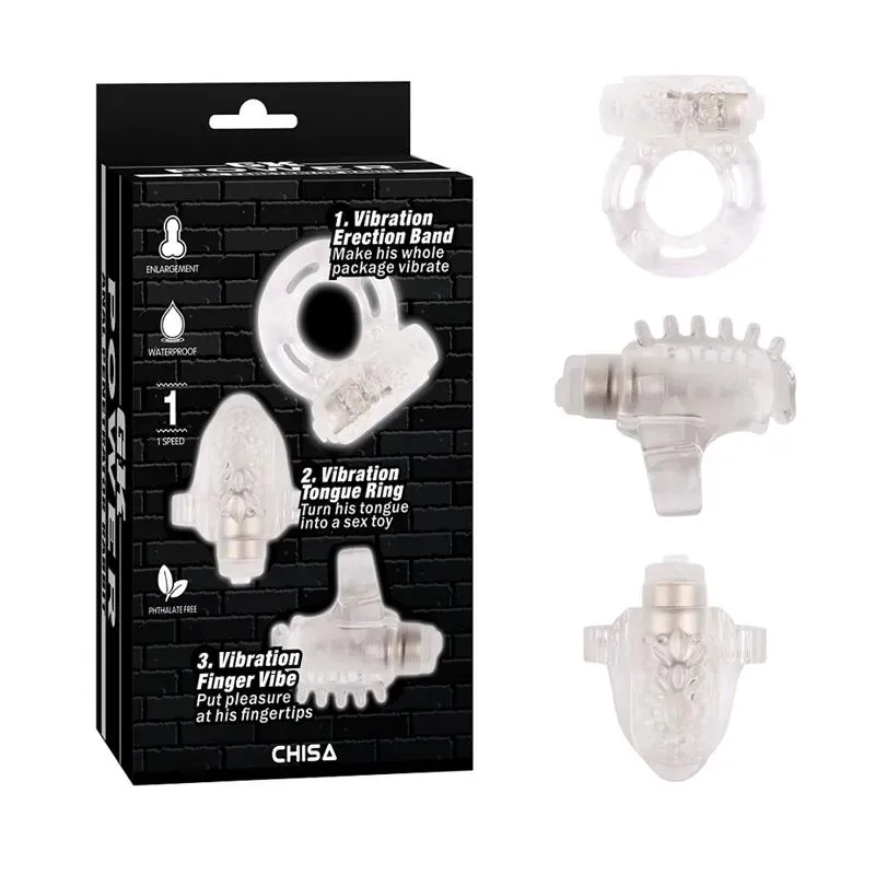 CHISA Teasers Ring Kit peeņa gredzeni, 3 gab.