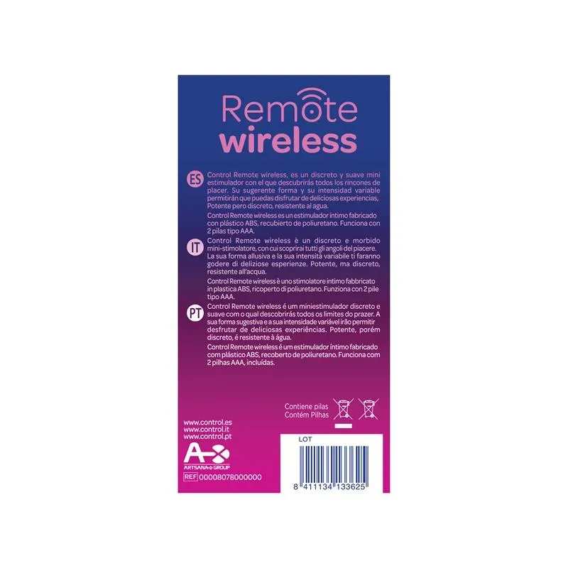 Control Remote Stimulator вибратор с пультом