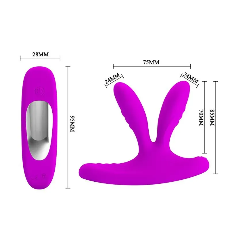 PRETTYLOVE Magic Finger dubultais vibrators