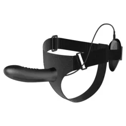 PRETTYLOVE Myron strap-on ar vibrējošu dildo