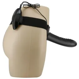 PRETTYLOVE Myron strap-on ar vibrējošu dildo
