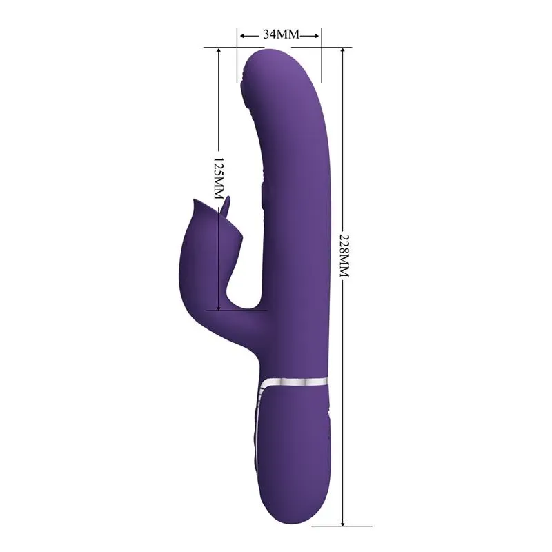 PRETTYLOVE Gigi vibrators ar klitora stimulatoru
