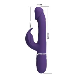 PRETTYLOVE Kampas vibrators ar mēlīti
