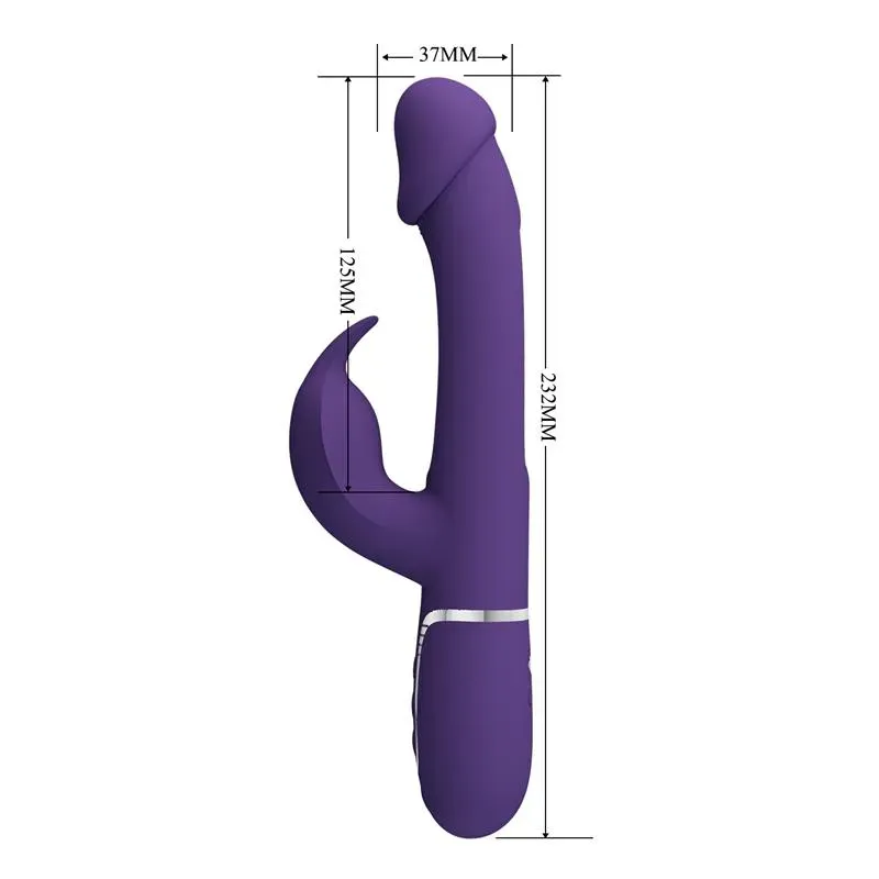 PRETTYLOVE Kampas vibrators ar mēlīti
