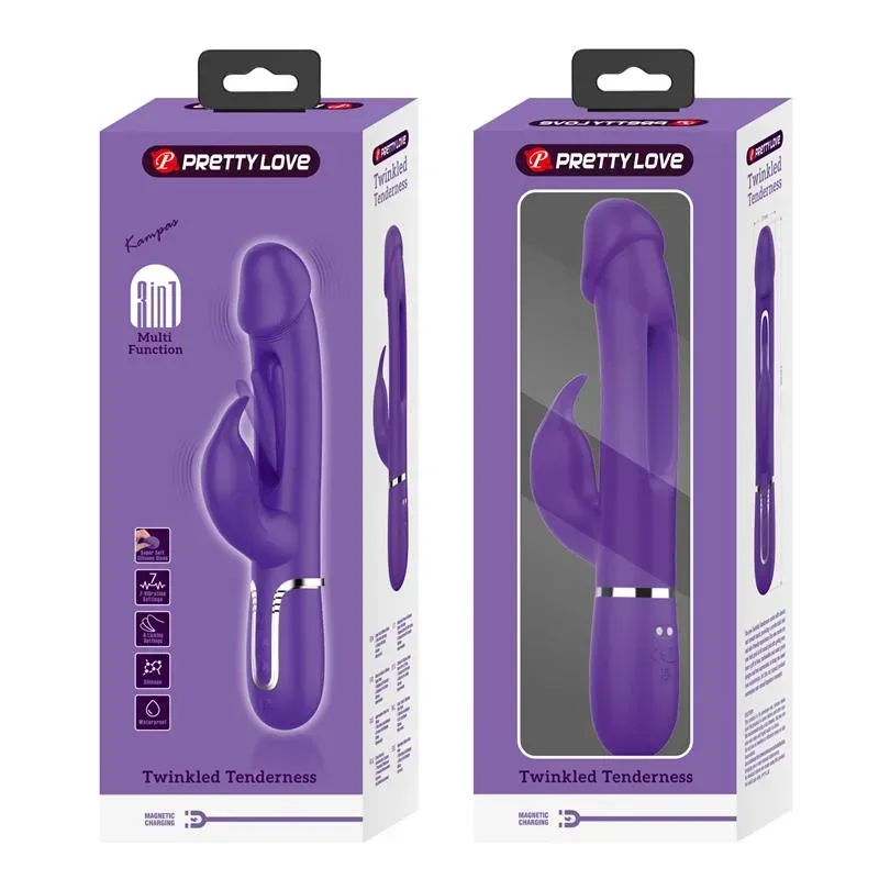 PRETTYLOVE Kampas vibrators ar mēlīti