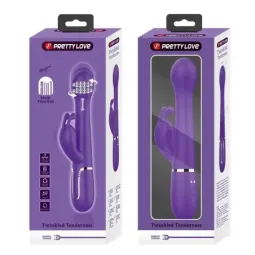 PRETTYLOVE Twinkled trušu vibrators ar rotāciju