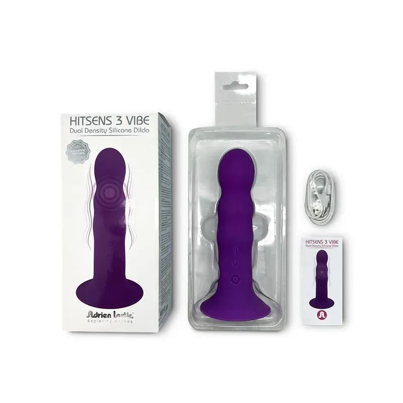 ADRIEN LASTIC Hitsens 3 vibrējošais dildo