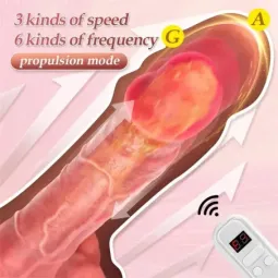 XISE Baird dildo ar kustību funkciju un vibrāciju