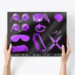 INTOYOU BDSM LINE 10 daļu bondage komplekts