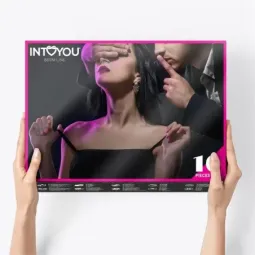 INTOYOU BDSM LINE набор для бондажа, 10 предметов