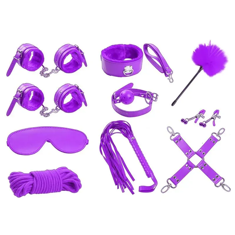 INTOYOU BDSM LINE 10 daļu bondage komplekts