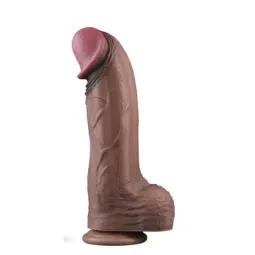 LOVETOY Dual Layered 13 Cock XXL divslāņu dildo