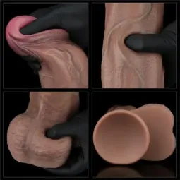 LOVETOY Dual Layered 13 Cock XXL divslāņu dildo