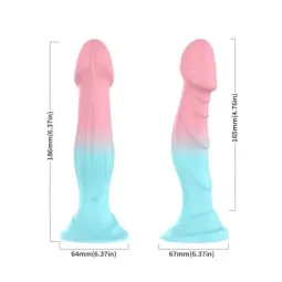 URBAN SKY Vibrating Bicolor вибратор-дилдо