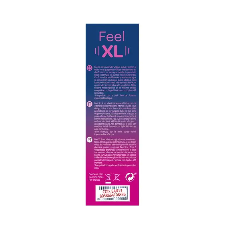 CONTROL Vibe Feel XL vibrators ar 5 funkcijām