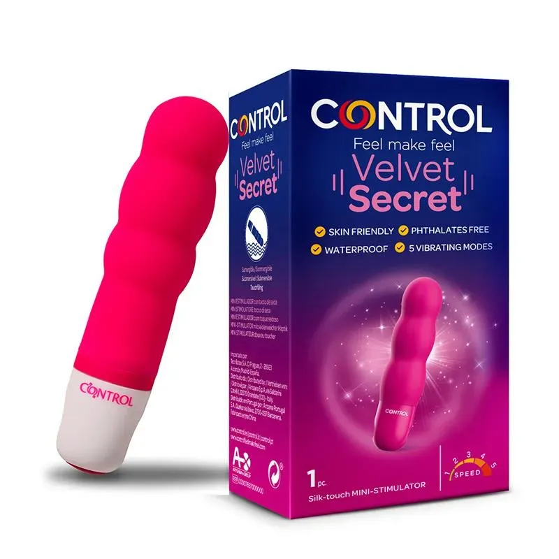 CONTROL Velvet Secret minivibrators, 5 funkcijas