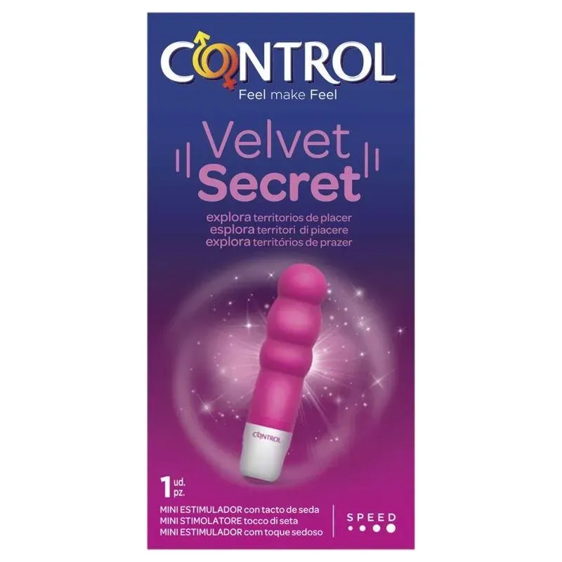 CONTROL Velvet Secret minivibrators, 5 funkcijas