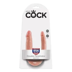 KING COCK Double Dildo 5 реалистичный дилдо