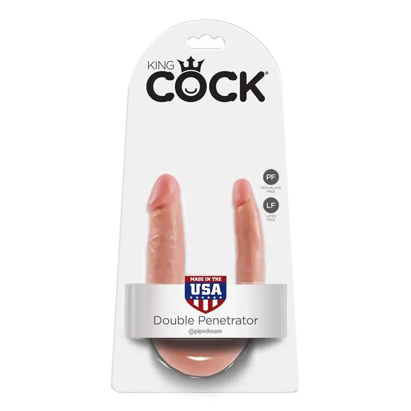 KING COCK Double Dildo 5 reālistisks dildo