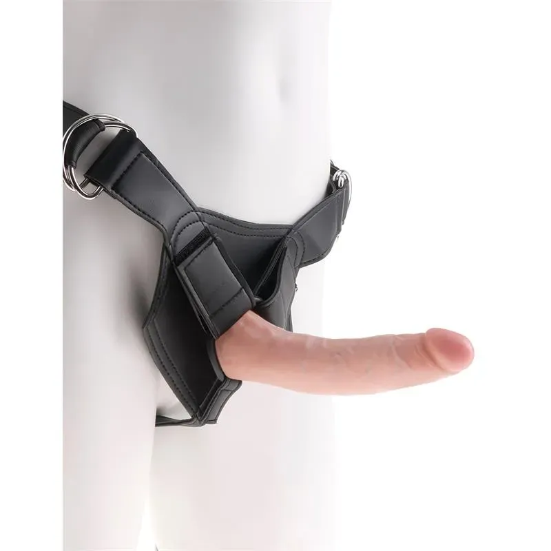 King Cock Strap-On 7 ar dildo un jostu