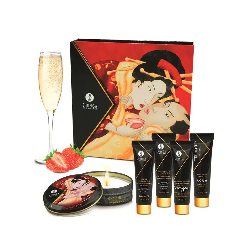Shunga Geisha Secrets Kit Sparkling Wine набор