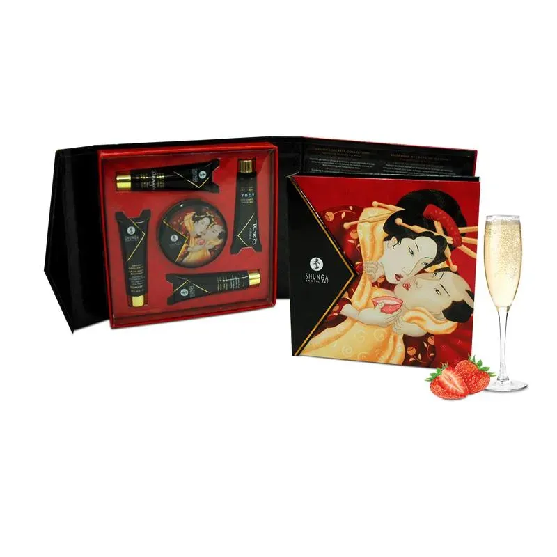 Shunga Geisha Secrets Sparkling Wine komplekts