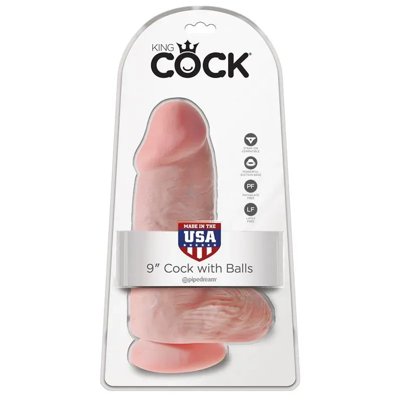 King Cock Chubby 9 фаллоимитатор с мошонкой