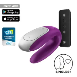 Satisfyer Double Fun Connect App – seksa rotaļlieta