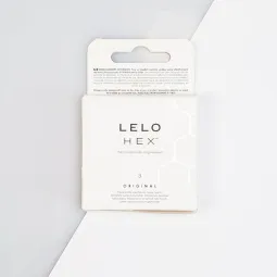 Lelo HEX Condoms Original 3 – prezervatīvi | Noks.lv