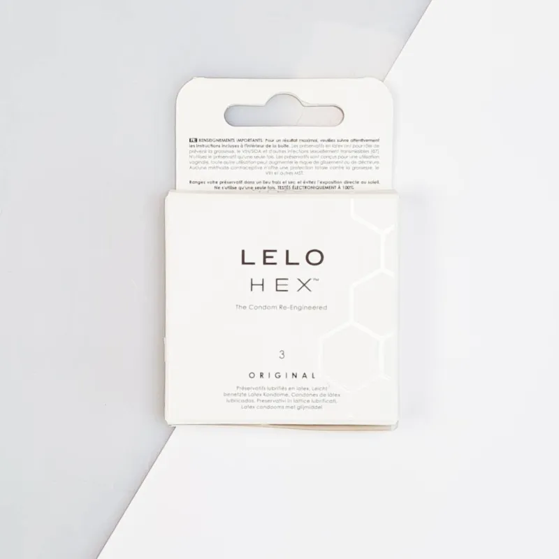 Lelo HEX Condoms Original 3 – prezervatīvi | Noks.lv