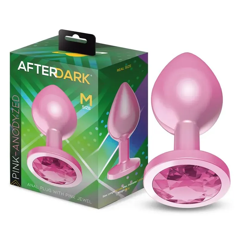 AFTERDARK анодированная анальная пробка M