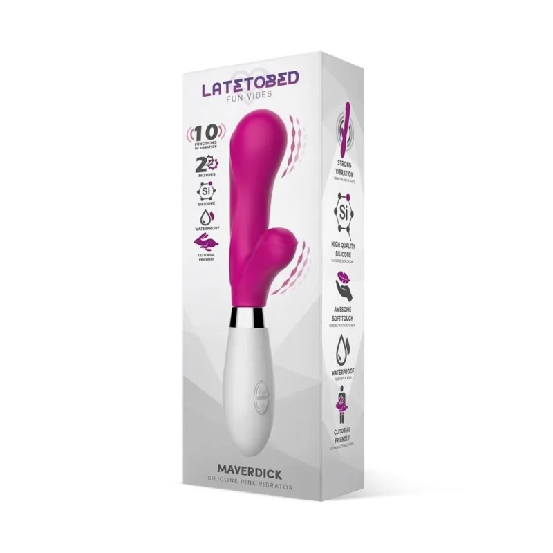 Maverdick silikona vibrators, rozā | Noks.lv