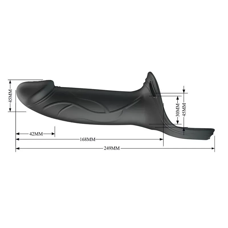 PRETTYLOVE London strap-on siksna ar dobo dildo