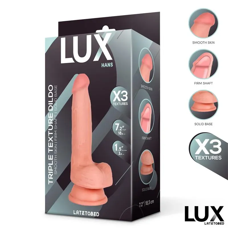LUX Hans Triple Density реалистичный дилдо 7.2