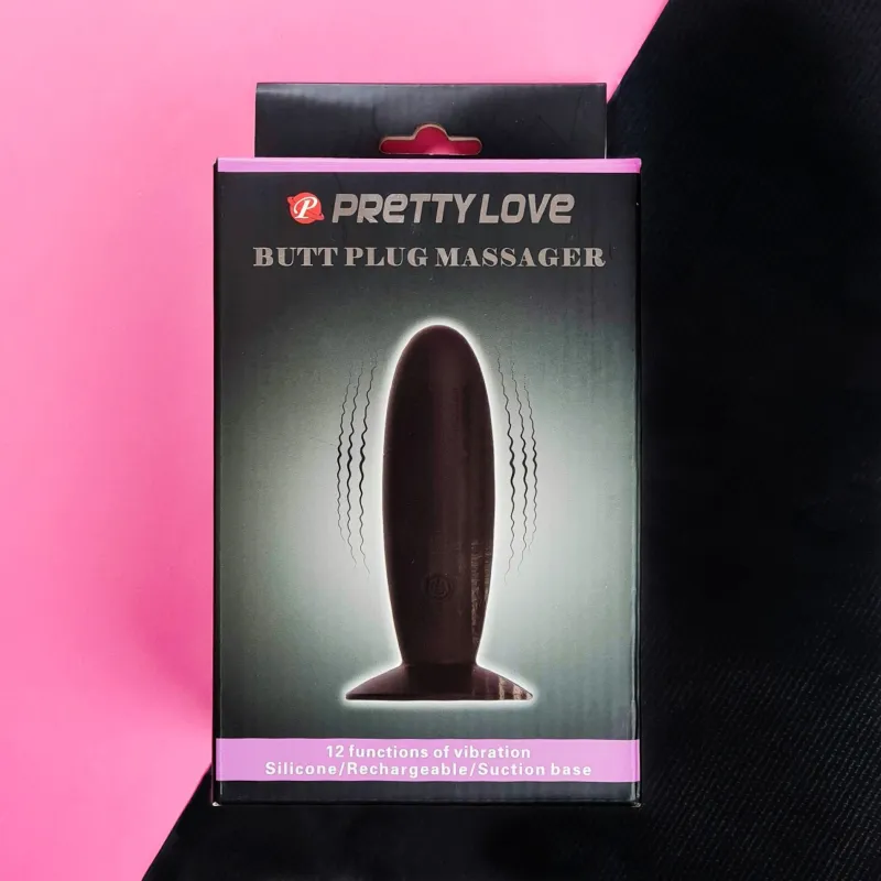 Pretty Love Plug Anal Vibrador Color Negro