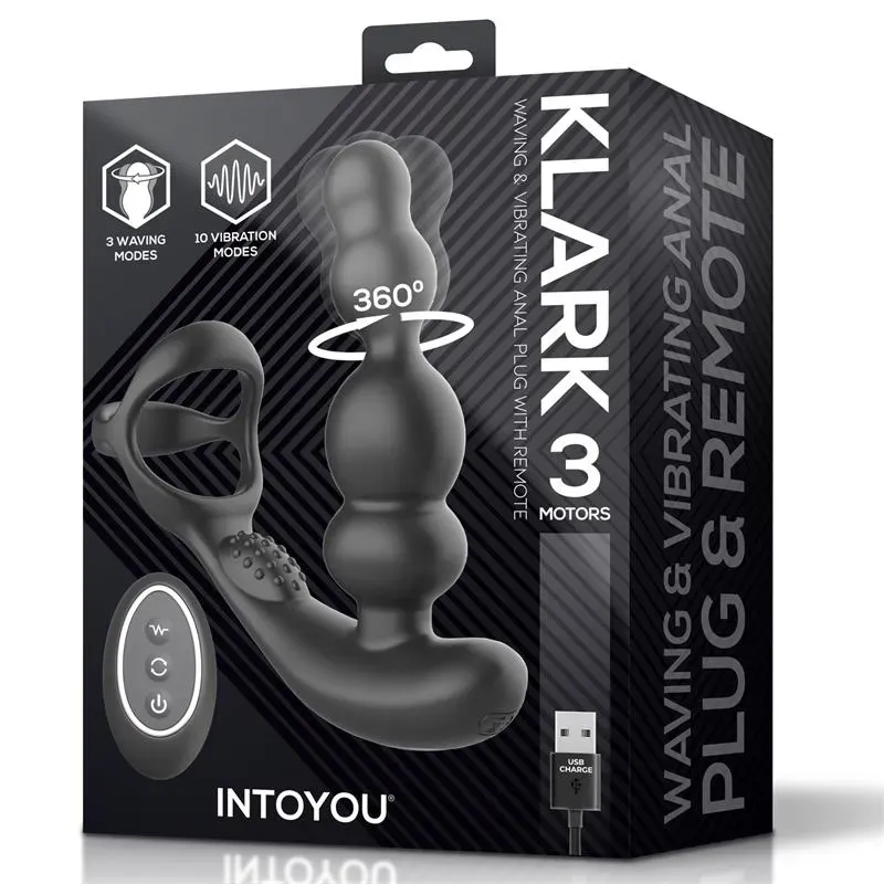 INTOYOU Klark анальная пробка с пультом