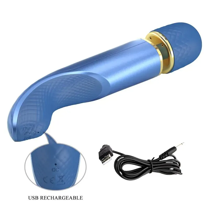 PRETTYLOVE Vibrating Wand массажёр, синий