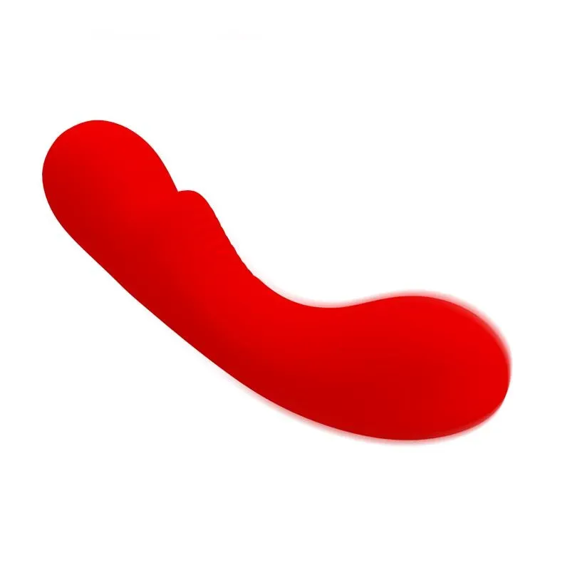 PRETTYLOVE Prescott silikona vibrators, sarkans