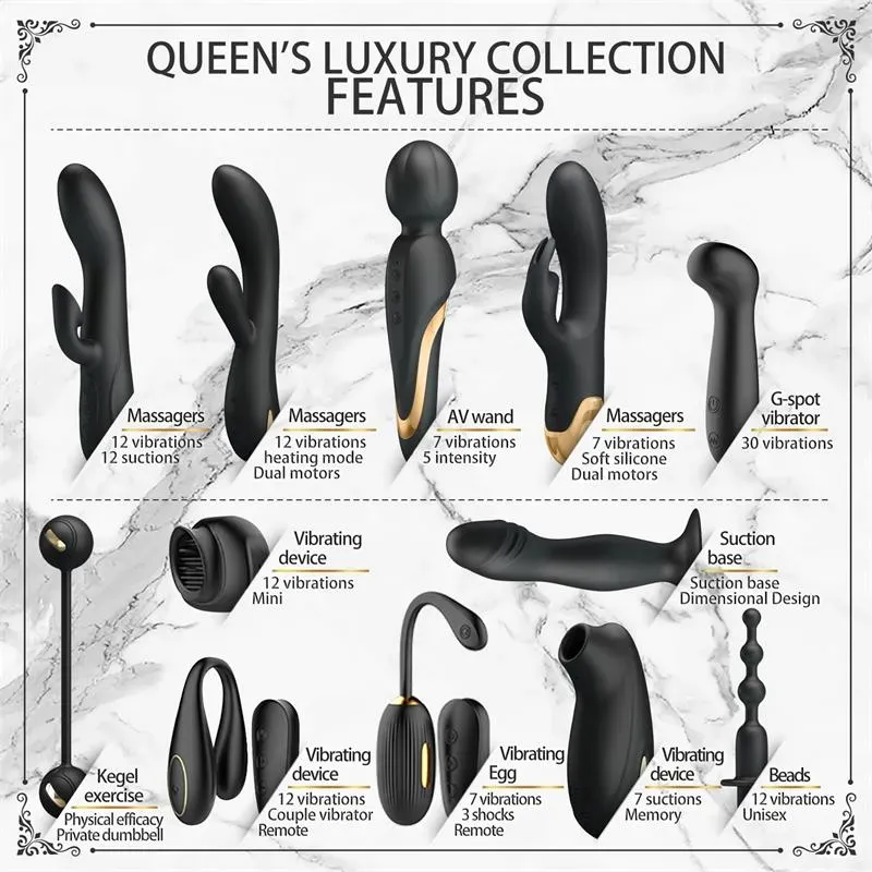 PRETTYLOVE Luxury Set Queens — набор 12 игрушек