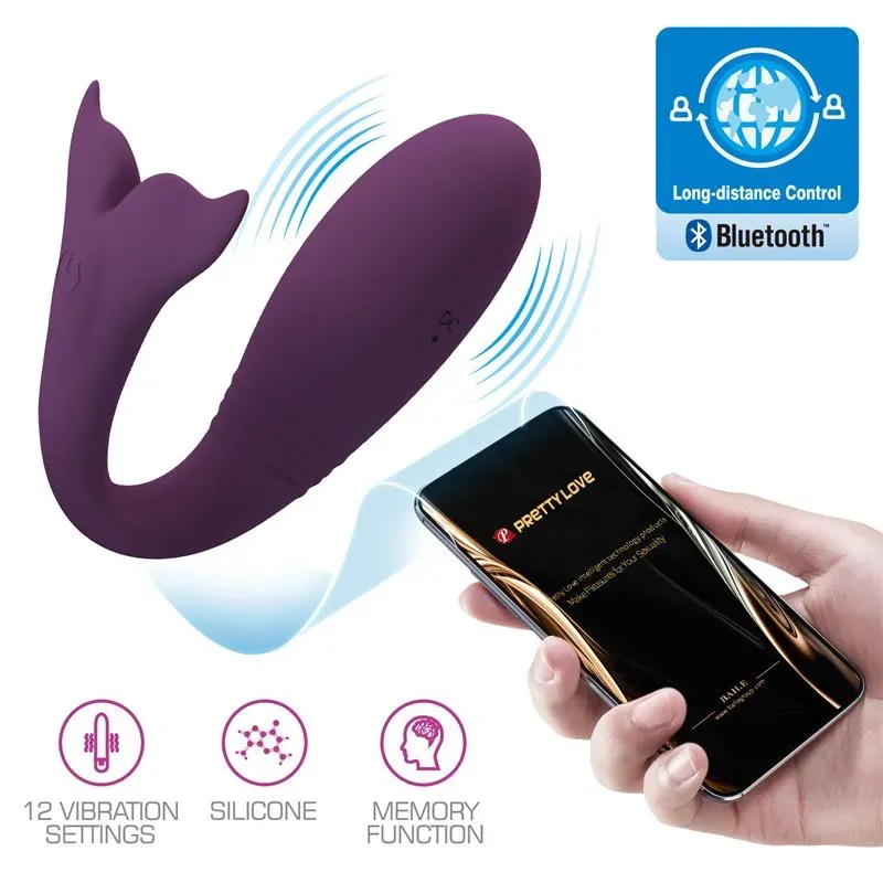 PRETTYLOVE Jayleen pāru vibrators ar aplikāciju