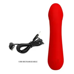 PRETTYLOVE Cetus G-punkta vibrators, sarkans
